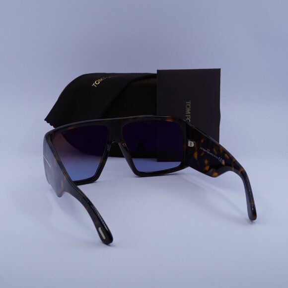Tom Ford FT1036 56F Raven Aviator Sunglasses - Havana/Brown